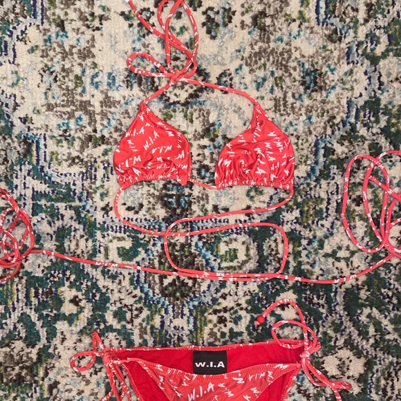 W.I.A collections red wrap bikini - Picture 3 of 11